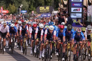La course en ligne des Européens s'est jouée au sprint KEYSTONE/EPA/OLIVIER MATTHYS